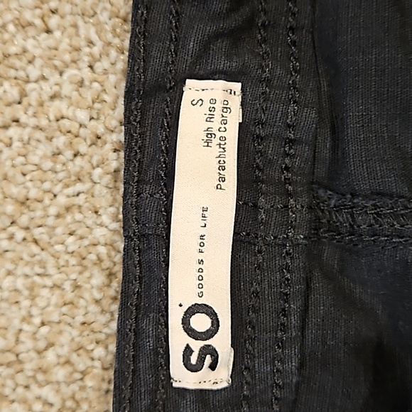 SO parachute pants black size small - Picture 2 of 2